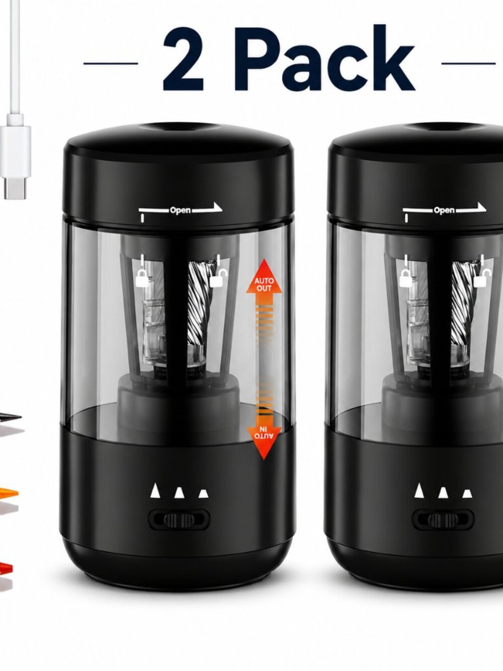 New in box Electric Pencil Sharpener for Classroom, Fully Automatic Pencil Sharp